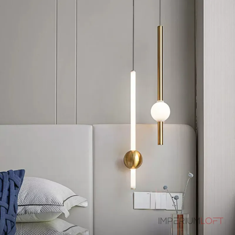 Подвесной светильник broom ORION GLOBE LIGHT gold D L600 современного дизайна