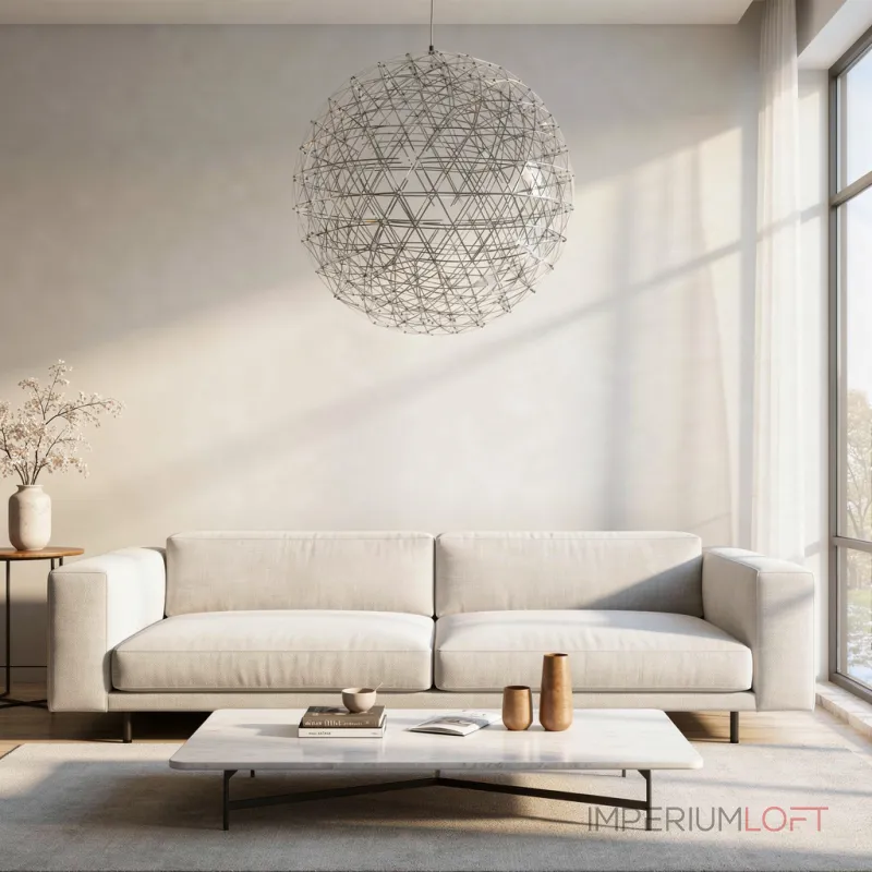 Люстра Mi Raimond Lamp D100  с ажурным плафоном
