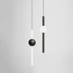 Подвесной светильник broom ORION GLOBE LIGHT Black D L900 современного дизайна