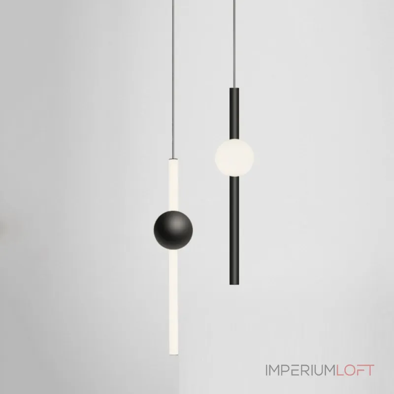 Подвесной светильник broom ORION GLOBE LIGHT Black D L900 современного дизайна