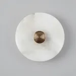 Светодиодный настенный светильник LEIA Marble D28 с плафоном из мрамора