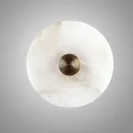Светодиодный настенный светильник LEIA Marble D28 с плафоном из мрамора