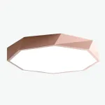 Потолочный светильник GEOMETRIC A D60 Pink  в лаконичном строгом стиле