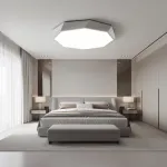 Потолочный светильник GEOMETRIC A D30 White  в лаконичном строгом стиле