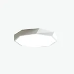 Потолочный светильник GEOMETRIC A D30 White  в лаконичном строгом стиле