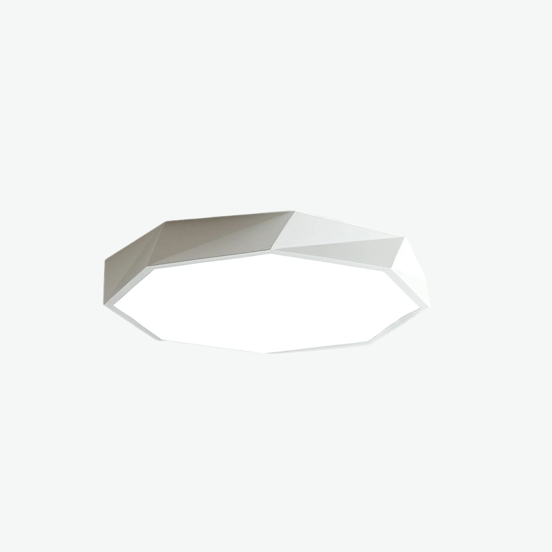 Потолочный светильник GEOMETRIC A D30 White в лаконичном строгом стиле Потолочный светильник GEOMETRIC A D30 White в лаконичном строгом стиле
