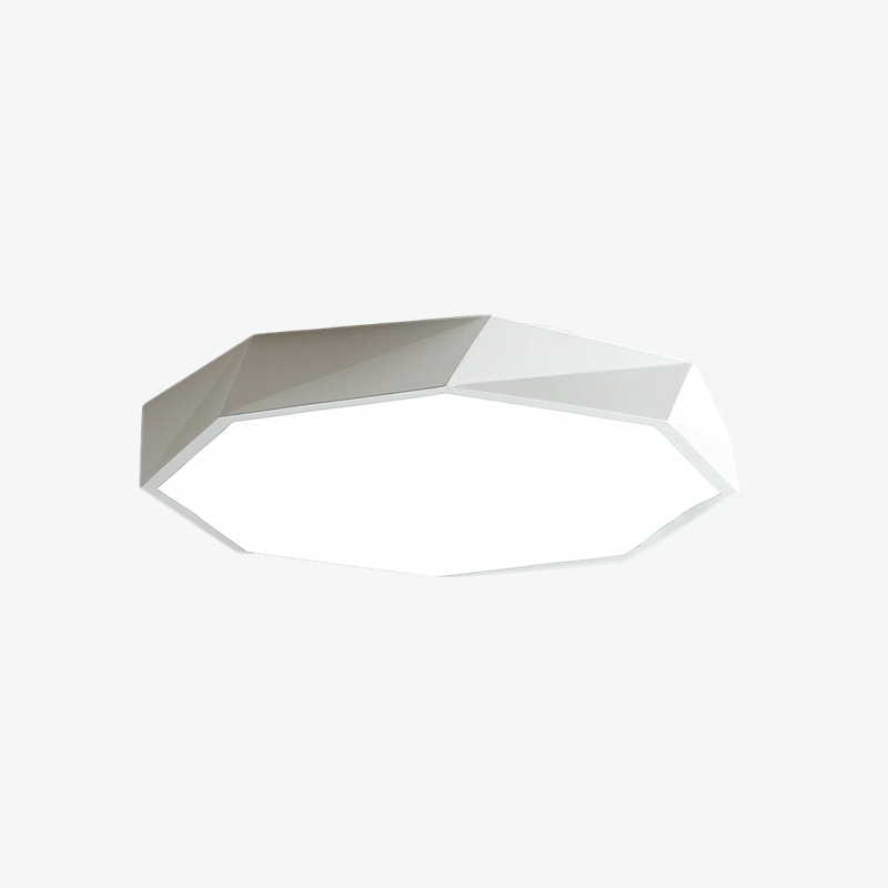 Потолочный светильник GEOMETRIC A D40 White в лаконичном строгом стиле Потолочный светильник GEOMETRIC A D40 White в лаконичном строгом стиле