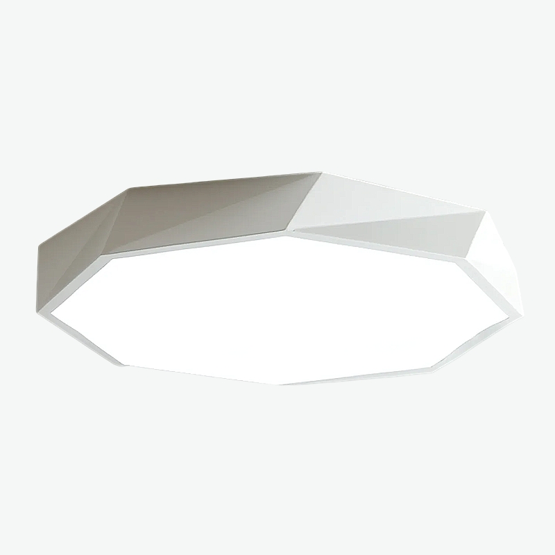 Потолочный светильник GEOMETRIC A D60 White в лаконичном строгом стиле Потолочный светильник GEOMETRIC A D60 White в лаконичном строгом стиле