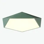 Потолочный светильник GEOMETRIC B D52 Green в лаконичном строгом стиле