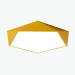 Потолочный светильник GEOMETRIC B D42 Yellow  в лаконичном строгом стиле