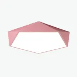Потолочный светильник GEOMETRIC B D42 Pink  в лаконичном строгом стиле