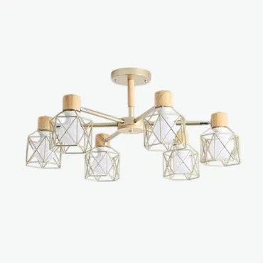 Потолочная люстра CORF B3 Champagne 6 lamps