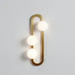 Настенный светильник DIKA L3 Brass в лаконичном стиле