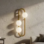 Настенный светильник DIKA L3 Brass в лаконичном стиле