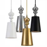 Подвесной светильник Josephine Pendant Lights D23 Silver с плафоном оригинальной формы