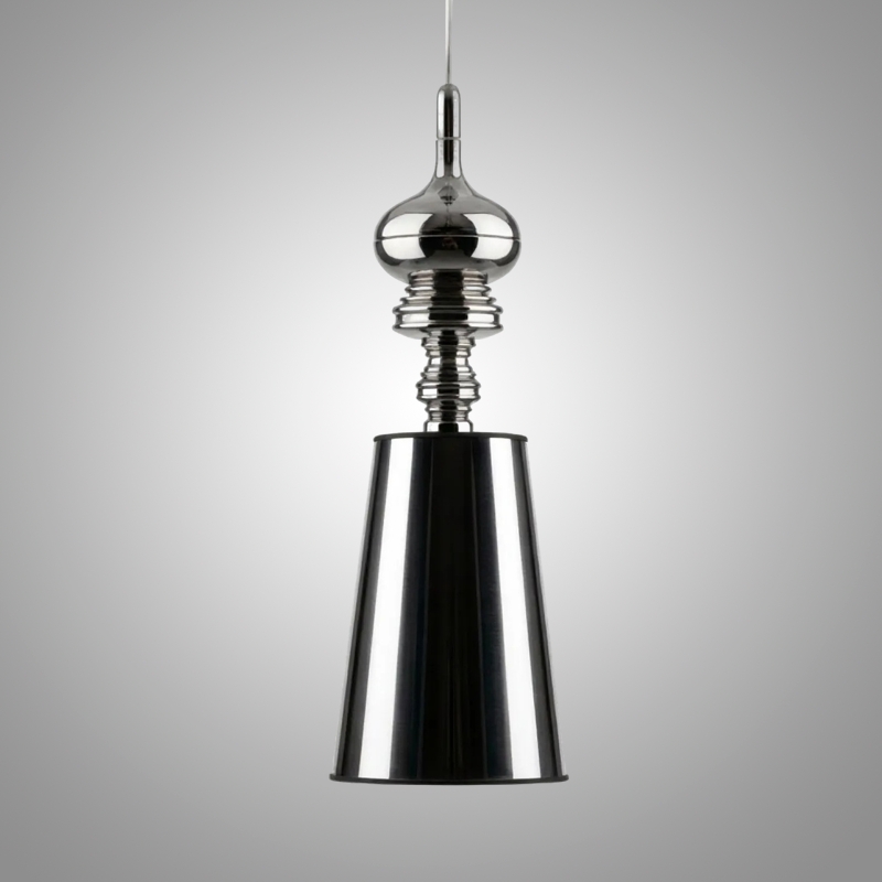 Подвесной светильник Josephine Pendant Lights D23 Silver с плафоном оригинальной формы Подвесной светильник Josephine Pendant Lights D23 Silver с плафоном оригинальной формы