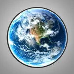 Настенный светильник COSMOS EARTH D90 в космической теме