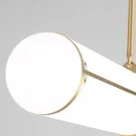 Подвесной светильник Roll and Hill Endless Straight Brass L210 с акриловым плафоном
