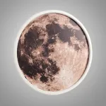Настенный светильник COSMOS B ЛУНА D120 Трёхцветный свет в космической теме