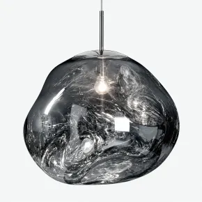 Подвесной светильник Tom Dixon Melt Pendant Silver Acryl D50