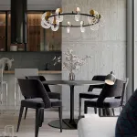Подвесная люстра Olympe Glass Chandelier
