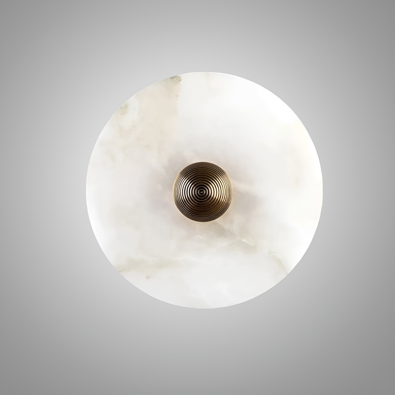 Светодиодный настенный светильник LEIA Marble B D20 с мраморным плафоном Светодиодный настенный светильник LEIA Marble B D20 с мраморным плафоном