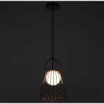 Подвесной светильник EKER Black c оригинальным плафоном