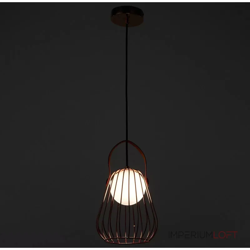 Подвесной светильник EKER Black c оригинальным плафоном