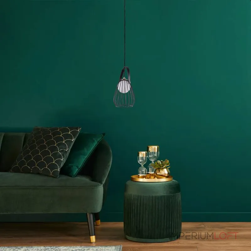 Подвесной светильник EKER Black c оригинальным плафоном