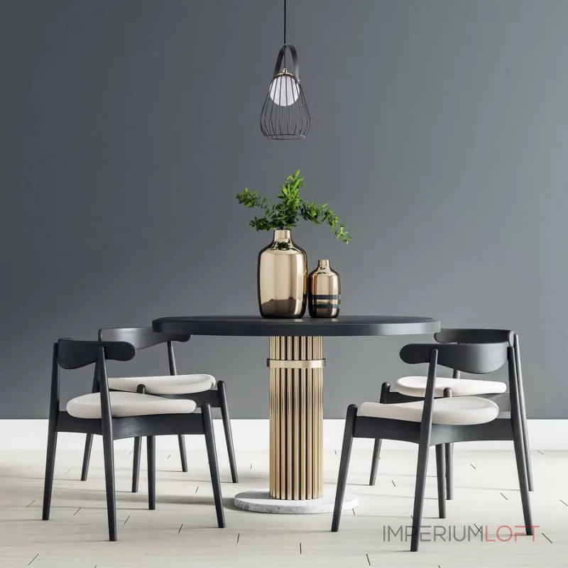 Подвесной светильник EKER Black c оригинальным плафоном