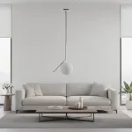 Подвесной светильник FlexIC Lights Family Michael Anastassiades D30 Chrome  со стеклянным плафоном в форме шара