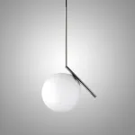 Подвесной светильник FlexIC Lights Family Michael Anastassiades D25 Chrome  со стеклянным плафоном в форме шара