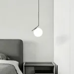 Подвесной светильник FlexIC Lights Family Michael Anastassiades D30 Chrome  со стеклянным плафоном в форме шара