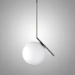 Подвесной светильник FlexIC Lights Family Michael Anastassiades D30 Chrome  со стеклянным плафоном в форме шара