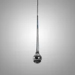 Подвесной светильник Falling Up Pendant Light Silver с лаконичным плафоном