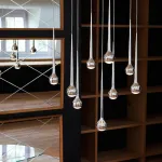 Подвесной светильник Falling Up Pendant Light Silver с лаконичным плафоном