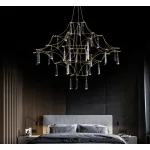 Подвесная люстра MARQUISE D120 Gold воздушной конструкции