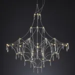 Подвесная люстра MARQUISE D120 Chrome воздушной конструкции