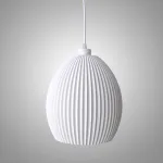 Подвесной светильник Ribbed Dome с рифлёным плафоном от Vinsa