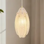 Люстра ENOR PETRA S c рифлеными стеклянными лепестками