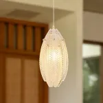 Люстра ENOR PETRA S c рифлеными стеклянными лепестками