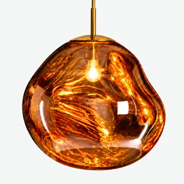 Подвесной светильник Tom Dixon Melt Pendant Gold Acryl D50