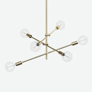 Люстра на штанге LF Studio Cliff Pendant 6 Bronze