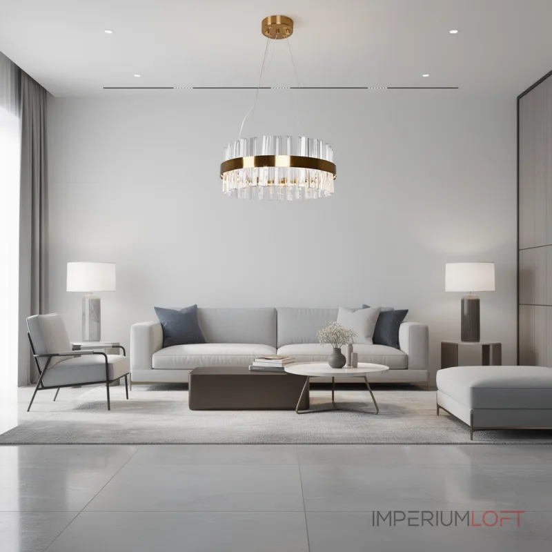 Подвесная люстра Saturno Not Baroncelli Suspension D40 со стеклянным плафоном