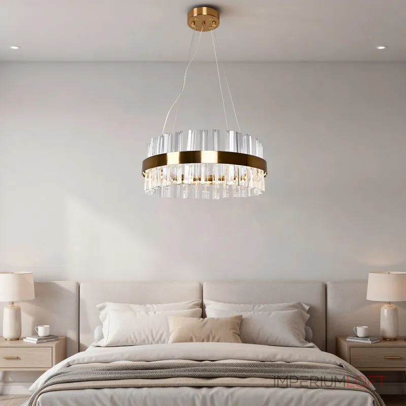 Подвесная люстра Saturno Not Baroncelli Suspension D40 со стеклянным плафоном