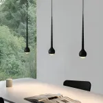 Подвесной светильник Falling Up Pendant Light Black с лаконичным плафоном