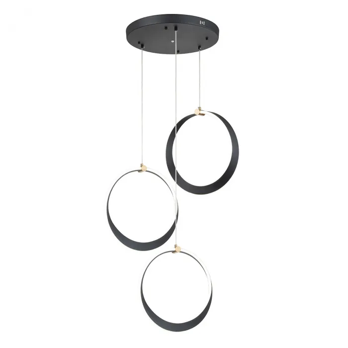 Подвесной светильник 14014/3P Black от ImperiumLoft