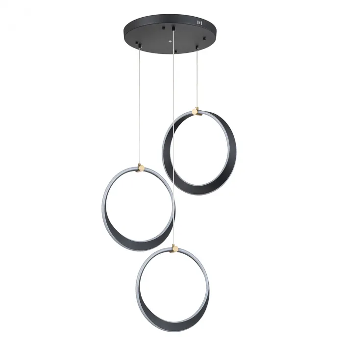 Подвесной светильник 14014/3P Black от ImperiumLoft