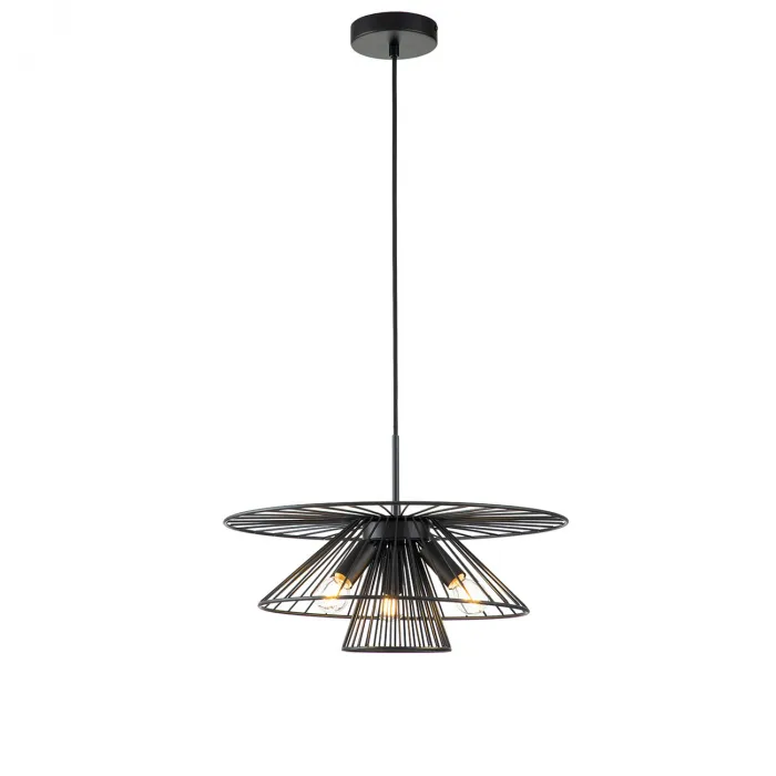 Подвесной светильник 10016/3P Black от ImperiumLoft