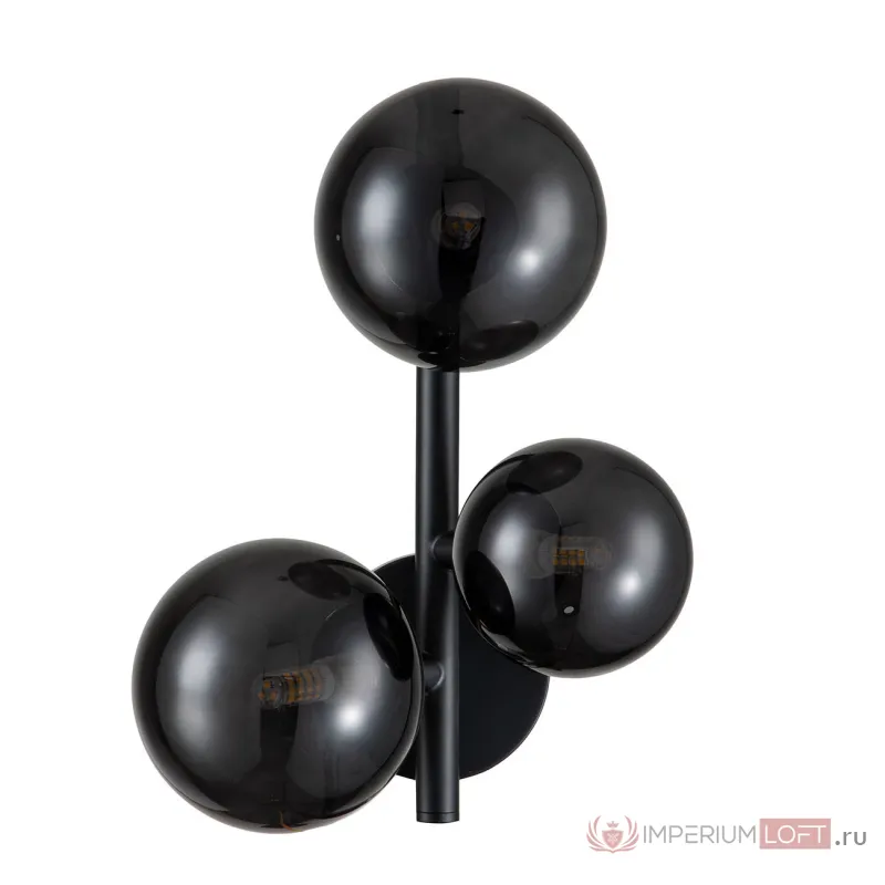 Настенный светильник 11018/3W Black от ImperiumLoft